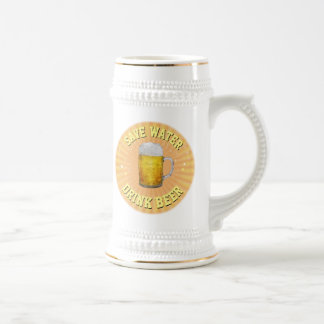 Save Water - Drink Beer Stein