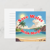 Save Water Drink Margs Trucker Hat (Front/Back)