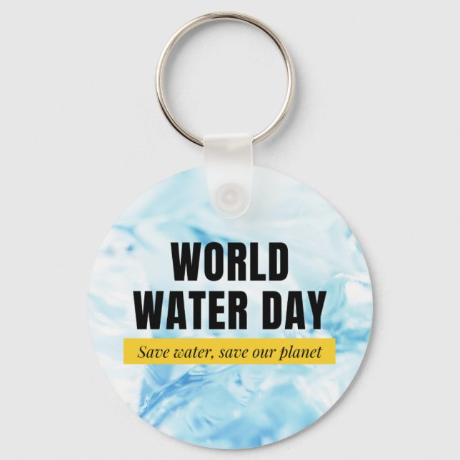 Save Water Key Chain (Front)