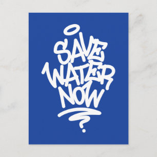 Save Water Now Postcard