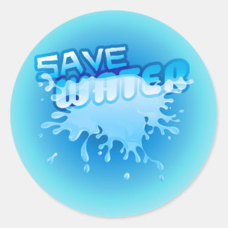 Save Water Stickers | Zazzle