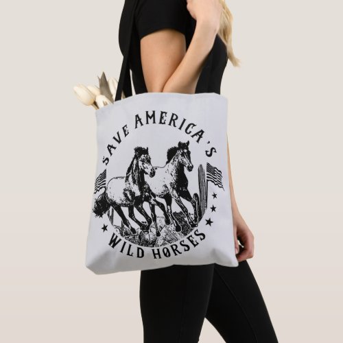 Save Wild Horses Tote