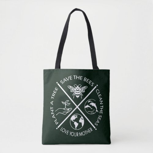 Save With Love Earth Day Tote Bag