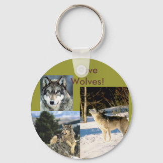 Save Wolves Keychain