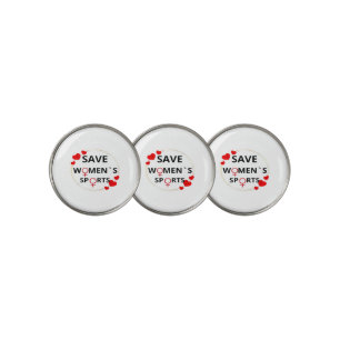 Save Womens Sports Classic Golf Ball Marker