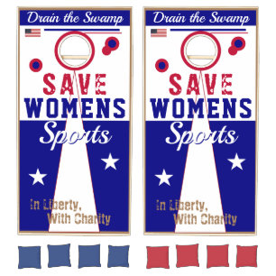 SAVE WOMENS SPORTS CORNHOLE SET