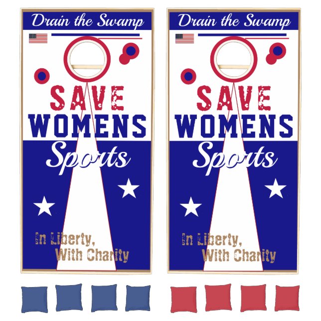 SAVE WOMENS SPORTS CORNHOLE SET (Set)