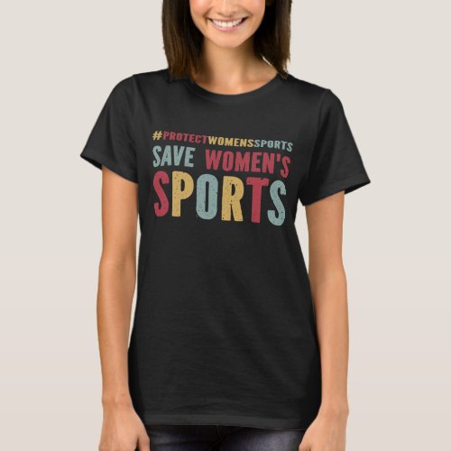 Save Womens Sports Shirt Protect Womens Sports T_Shirt