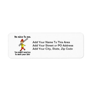 Save Your Life Firefighter Tshirts and Gifts Label