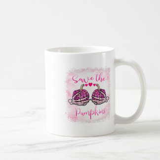 Save Your Pumpkins Breast Cancer Awareness Hallowe Coffee Mug