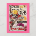 Save Your Sanity With Crafts Postcard at Zazzle