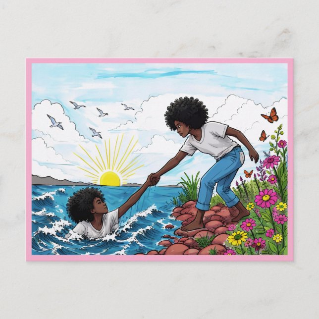 Save Yourself Postcard (Front)