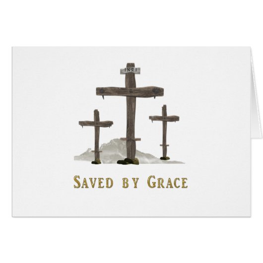 saved by grace cards (Front Horizontal)