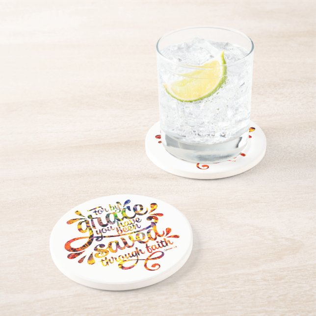 Saved by Grace Coaster (Side)