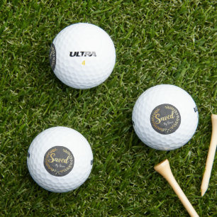 Saved by Grace Golf Balls – Gift for Faithful Dad