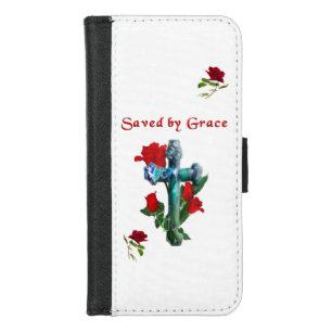 Saved By Grace iPhone 8/7 Wallet Case