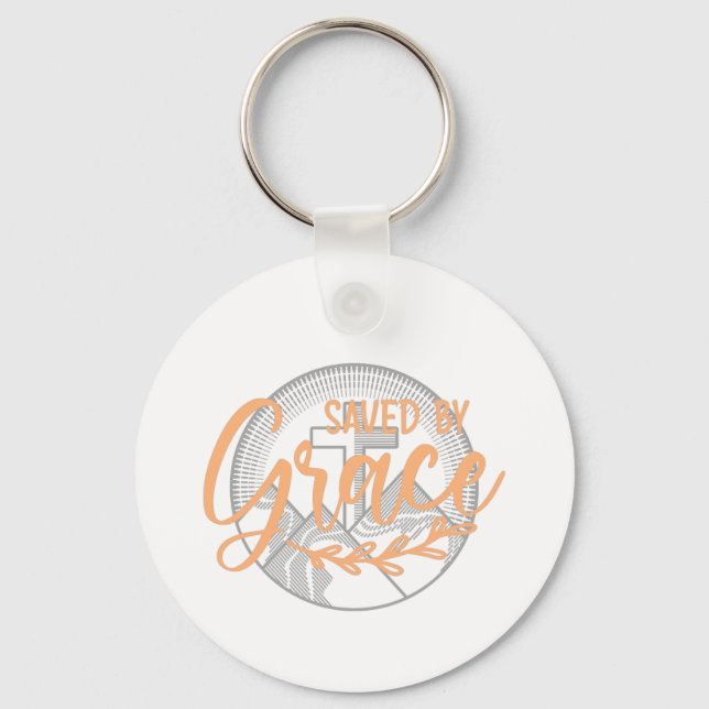 SAVED BY GRACE KEYCHAIN (Front)