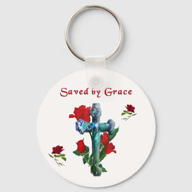 Saved By Grace Keychain (Front)