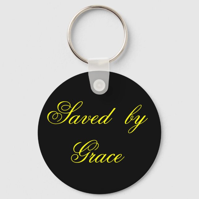 Saved   by   Grace Keychain (Front)