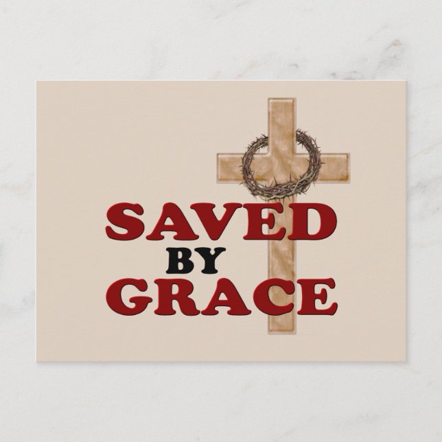 SAVED BY GRACE POSTCARD (Front)