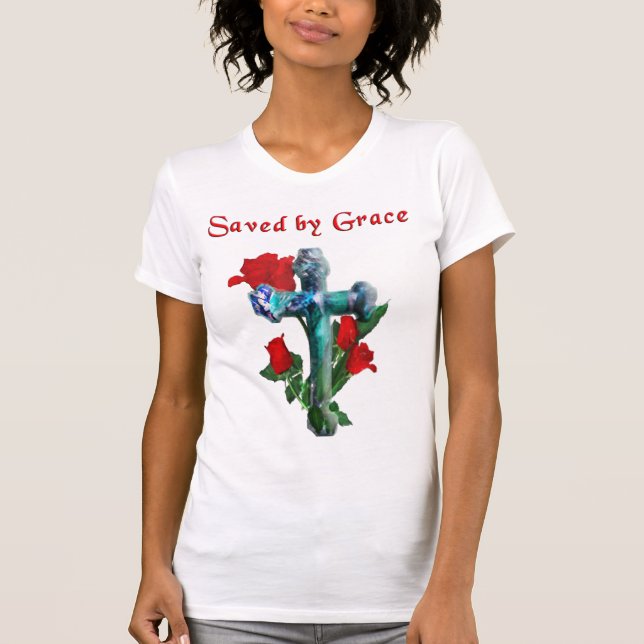 Saved by grace t-shirt (Front)