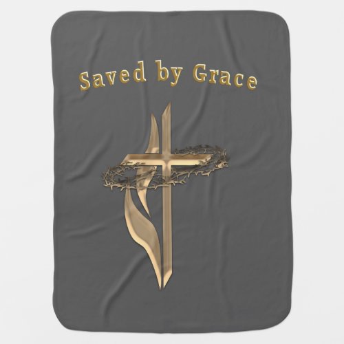 Saved by grace T_Shirt Baby Blanket