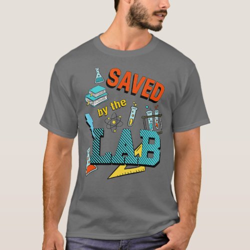 Saved By he Lab Retro Lab Week 2023 Medical Labora T_Shirt