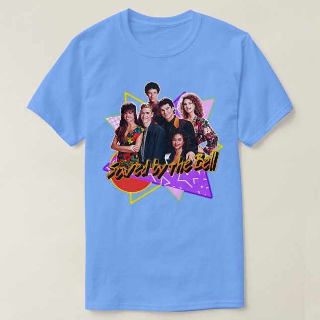 Saved By The Bell 90s Kid Fan Art T-Shirt (Design Front)