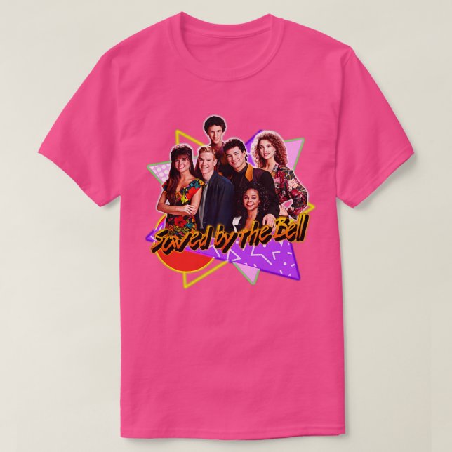 Saved By The Bell 90s Kid Fan Art T-Shirt (Design Front)