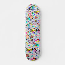 Saved by the Skate Deck 90s Party Design
