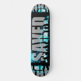 Saved Christian Logo Skateboard deck skating board