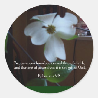 Saved Classic Round Sticker