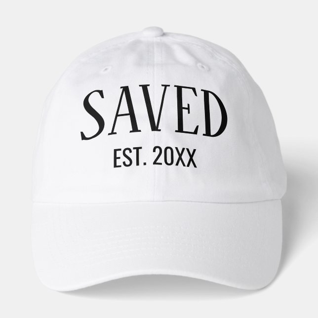 Saved Est Established Christian Hat (Front)