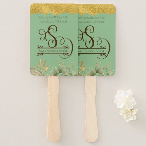 Saved Love Letter Collection Hand Fan