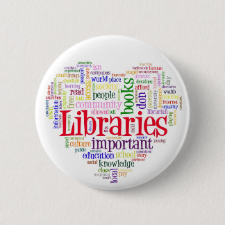 Savelibraries Pinback Button