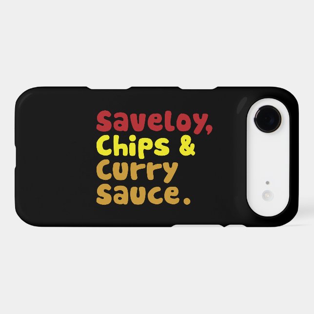 Saveloy, Chips & Curry Sauce. Case-Mate iPhone Case (Back (Horizontal))