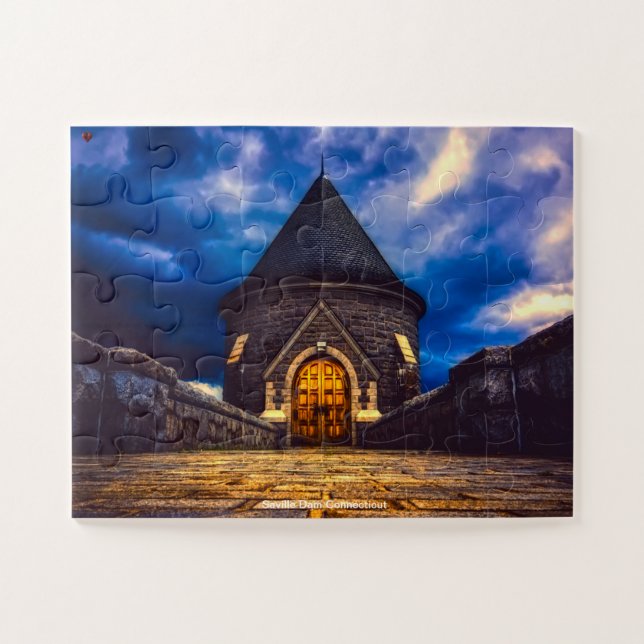 Saville Dam Connecticut Jigsaw Puzzle (Horizontal)