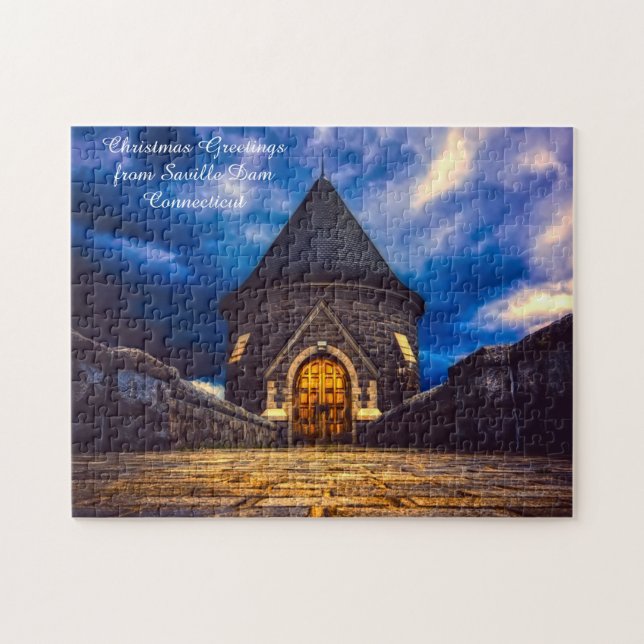 Saville Dam Connecticut.  Jigsaw Puzzle (Horizontal)