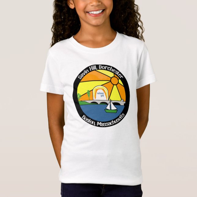 Savin Hill Beach Souvenir T-Shirt (Dorchester) (Front)