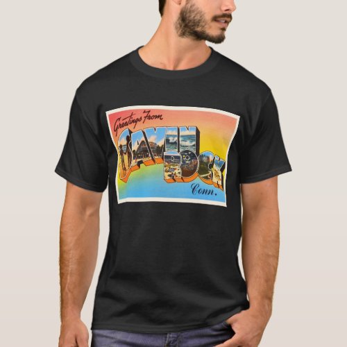 Savin Rock Connecticut CT Vintage Travel Souvenir T_Shirt