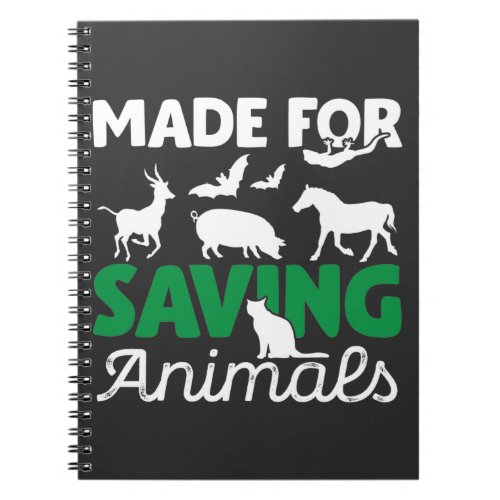 Saving Animals Rescue Veterinary Veterinarian Notebook