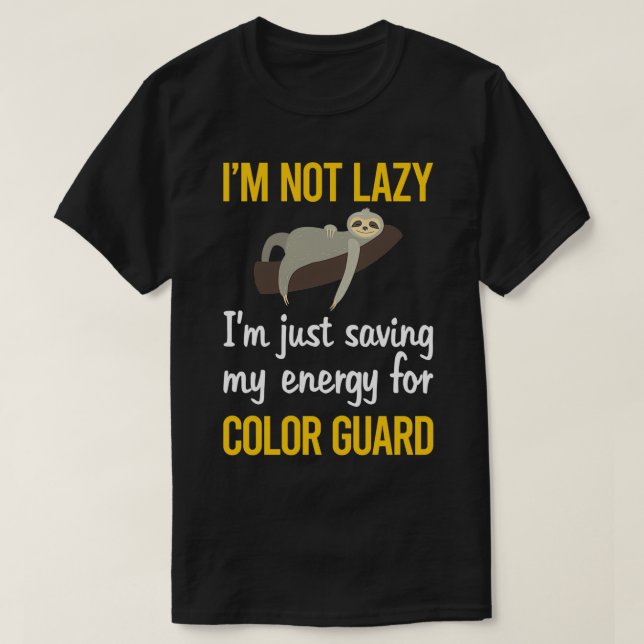 Saving Energy Color Guard Colorguard T-Shirt (Design Front)