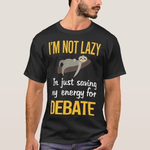 Saving Energy Debate T_Shirt