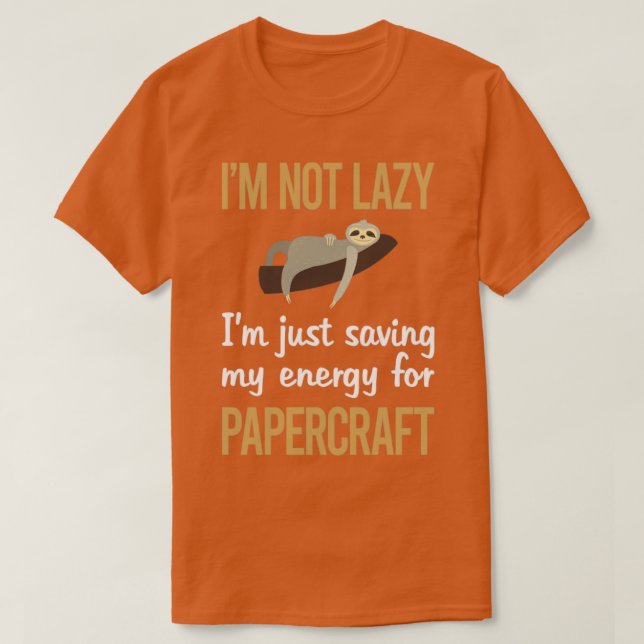 Saving Energy Papercraft Paper Craft  T-Shirt (Design Front)