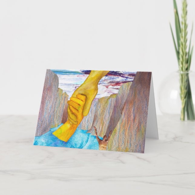 Saving Grace Greeting Card (Front)