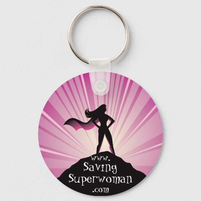 Saving Superwoman Keychain (Front)