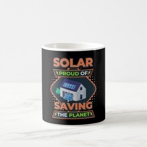 Saving The Planet Photovoltaic Sun Solar Coffee Mug