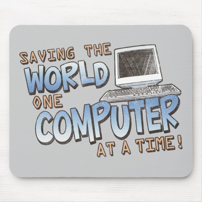 Saving theWorld Mouse Pad (Front)