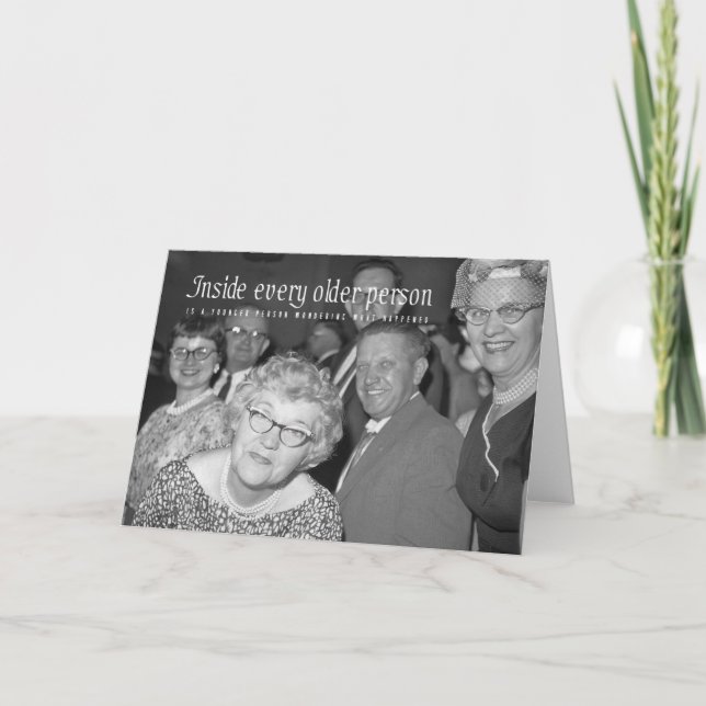 SAVING YOUTH Greeting Card (Front)