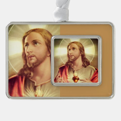 Savior Eyes Raised Toward Heaven Christmas Ornament